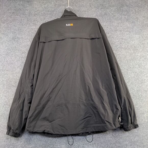 5.11 Tactical Series Men's Windbreaker Jacket Black XL Andretti Autosport Nylon - Picture 7 of 13